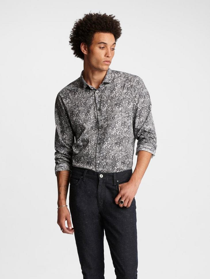 Wire Collar Floral Shirt image number 1