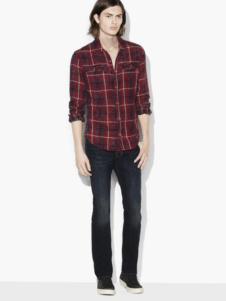Plaid Snap Front Workwear Shirt image number 1