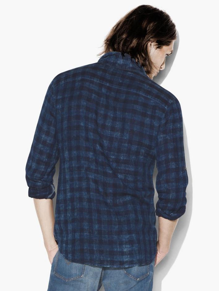 ROLL-UP SLEEVE PLAID SHIRT image number 2