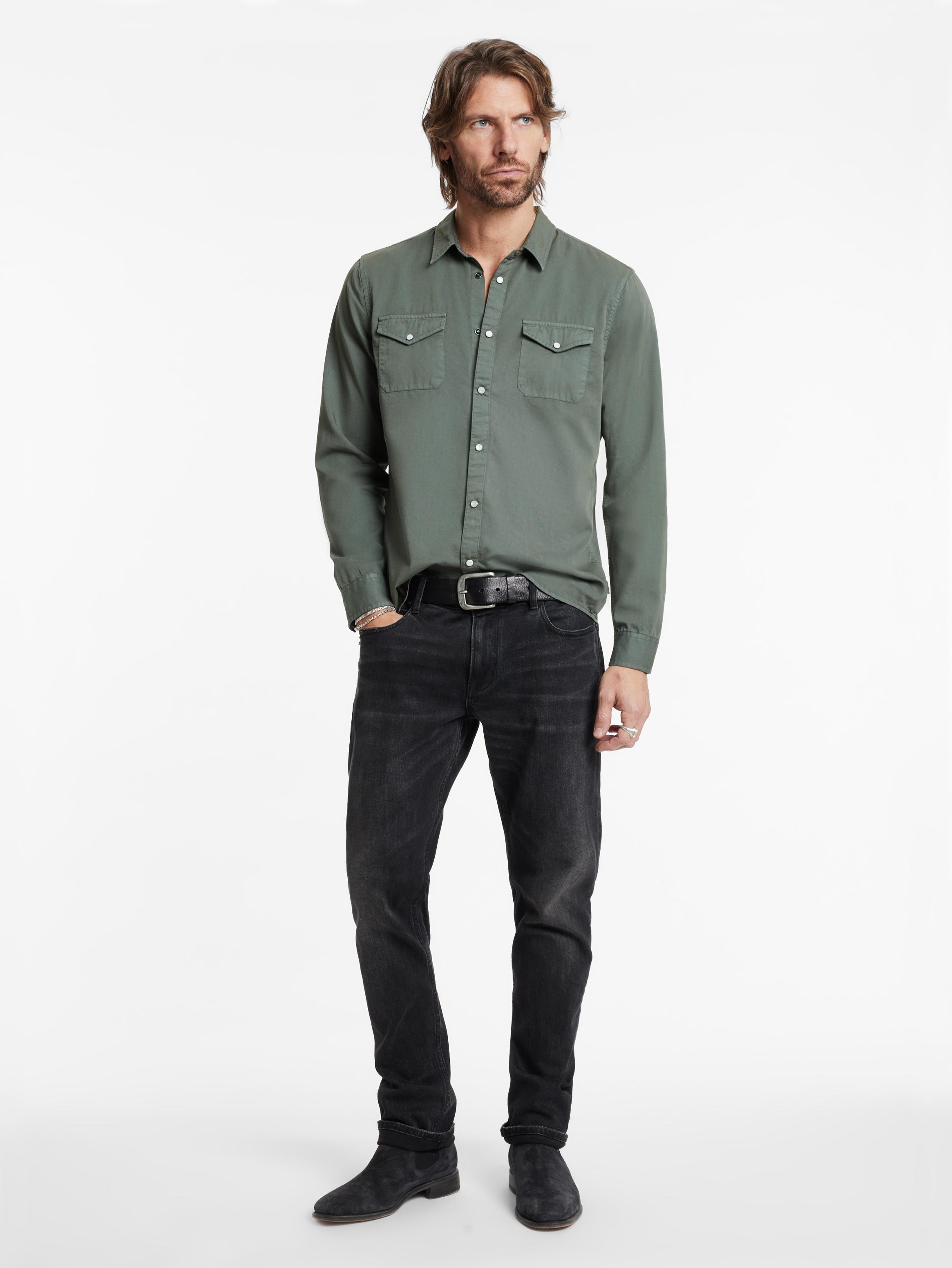 John varvatos hot sale western shirt