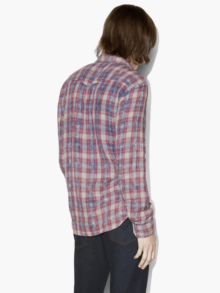 Snap Front Plaid Shirt image number 2