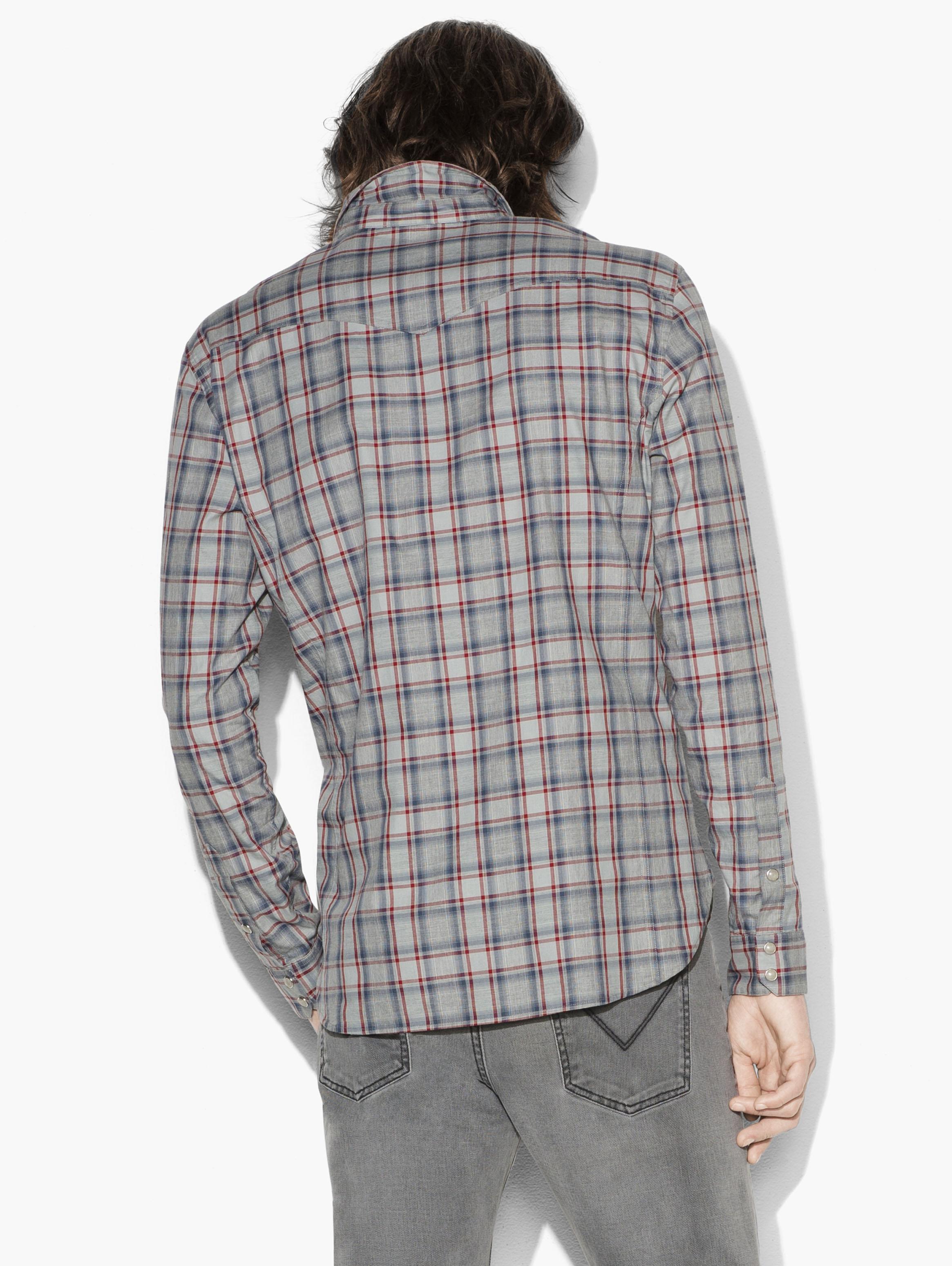 Plaid Snap Front Western Shirt image number 2
