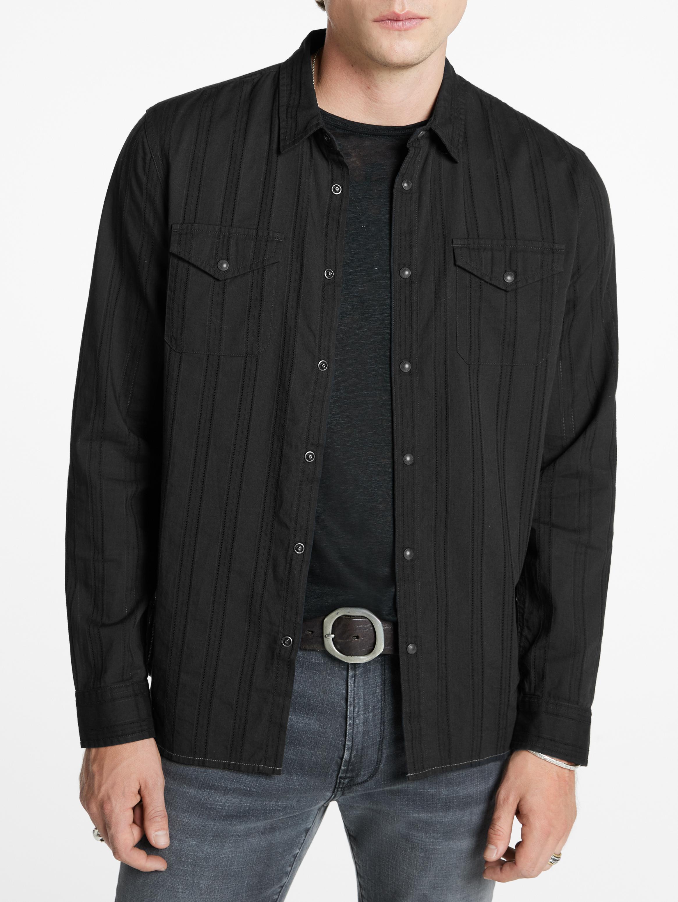 John varvatos store western shirt