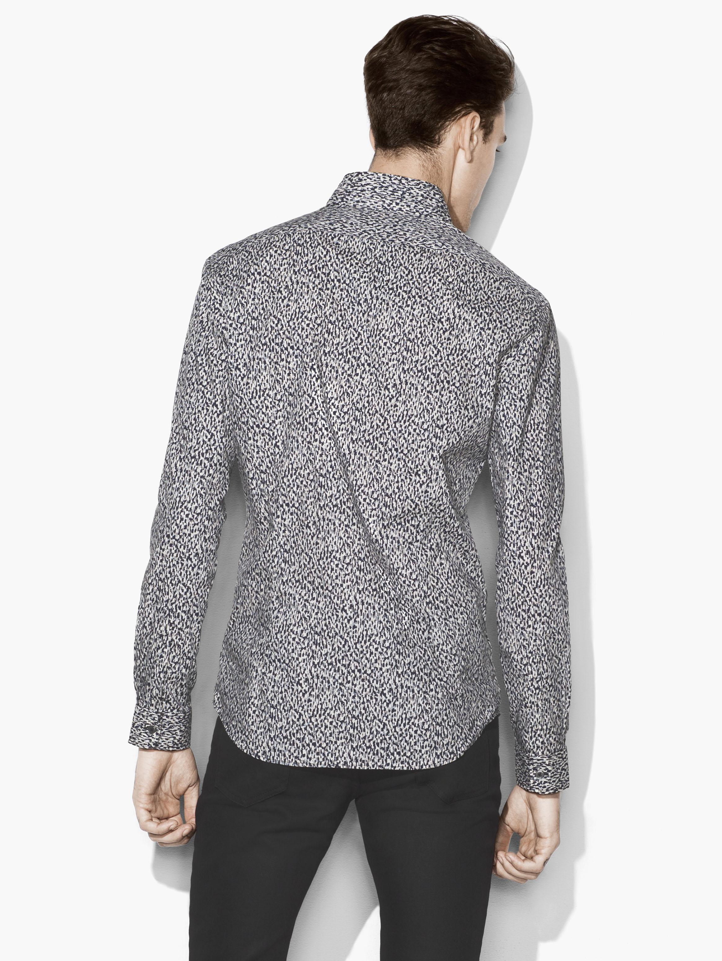 WIRE-COLLAR PRINTED SHIRT image number 2