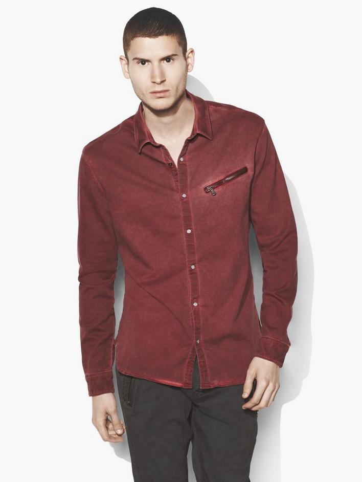 Dyed Snap Button Shirt image number 1