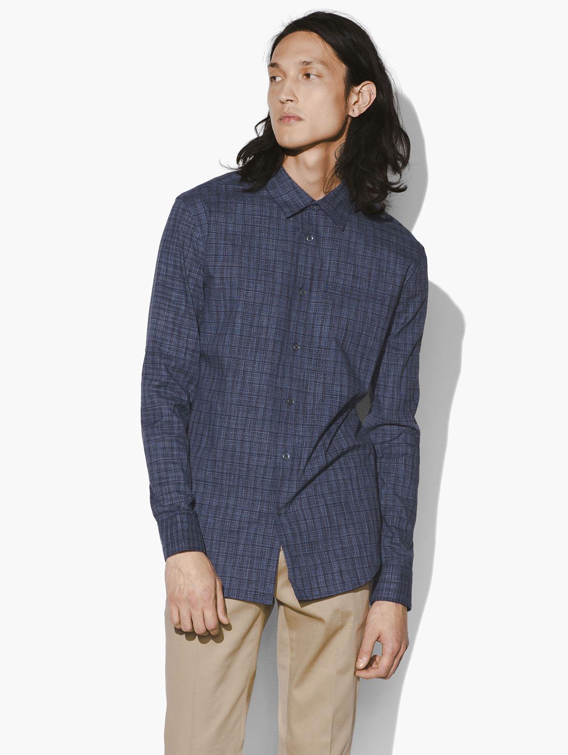 ROLL SLEEVE CHECK SHIRT image number 1