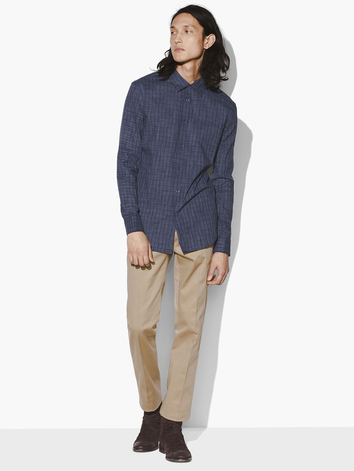 ROLL SLEEVE CHECK SHIRT image number 4