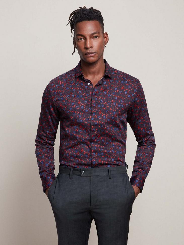 RODNEY ABSTRACT FLORAL SHIRT image number 1
