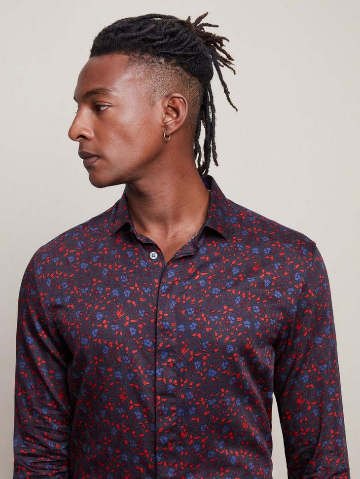 RODNEY ABSTRACT FLORAL SHIRT image number 2