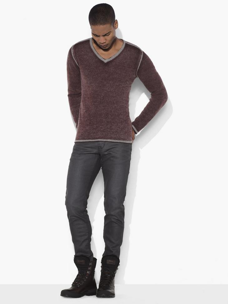 Merino Wool V-Neck Sweater image number 1