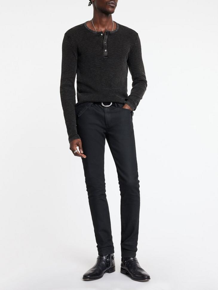 MEMPHIS WAFFLE HENLEY | John Varvatos MEMPHIS WAFFLE HENLEY | John Varvatos