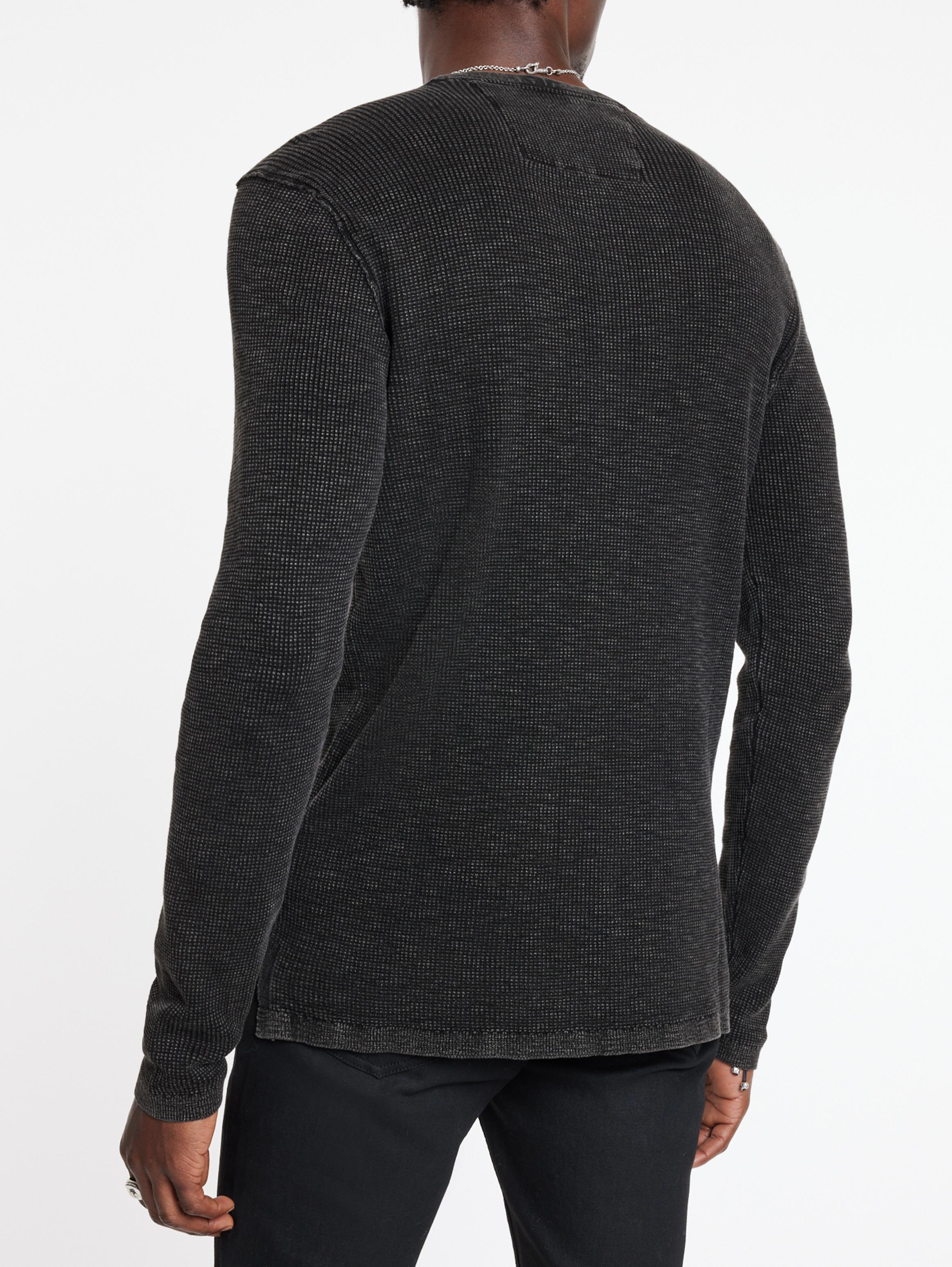 MEMPHIS WAFFLE HENLEY | John Varvatos