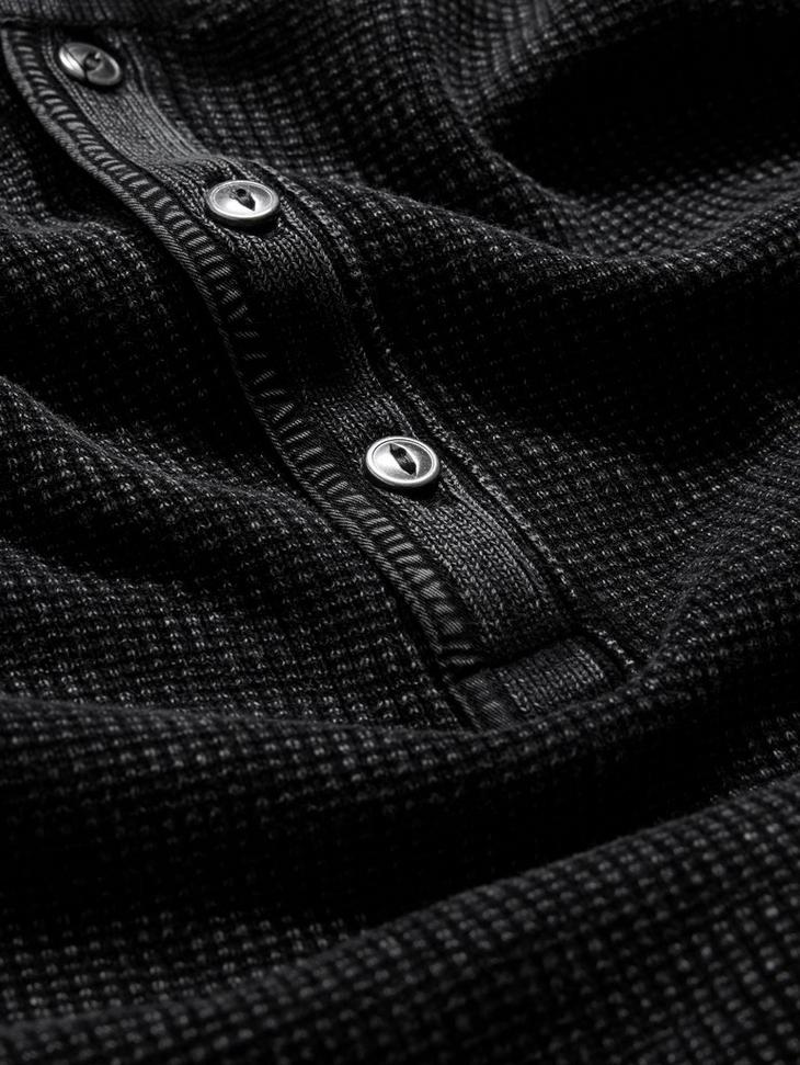 MEMPHIS WAFFLE HENLEY | John Varvatos MEMPHIS WAFFLE HENLEY | John Varvatos