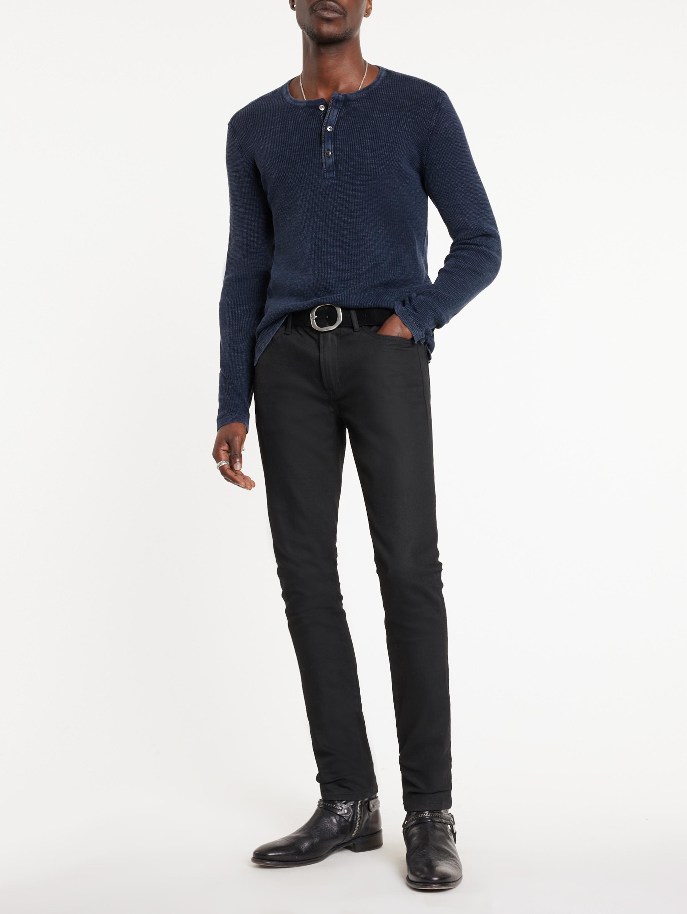 MEMPHIS WAFFLE HENLEY | John Varvatos