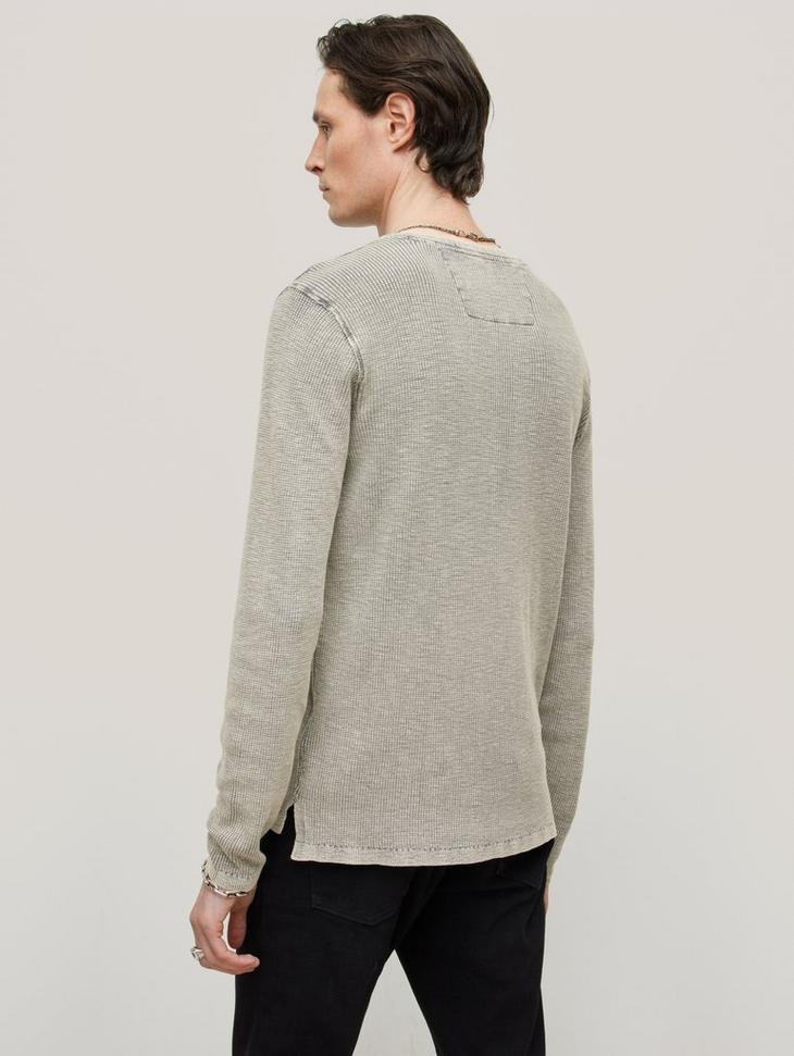 MEMPHIS WAFFLE HENLEY | John Varvatos MEMPHIS WAFFLE HENLEY | John Varvatos