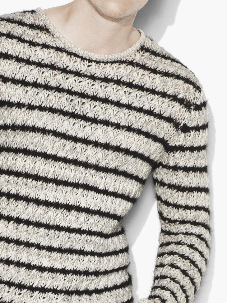 Striped Crewneck Sweater image number 3