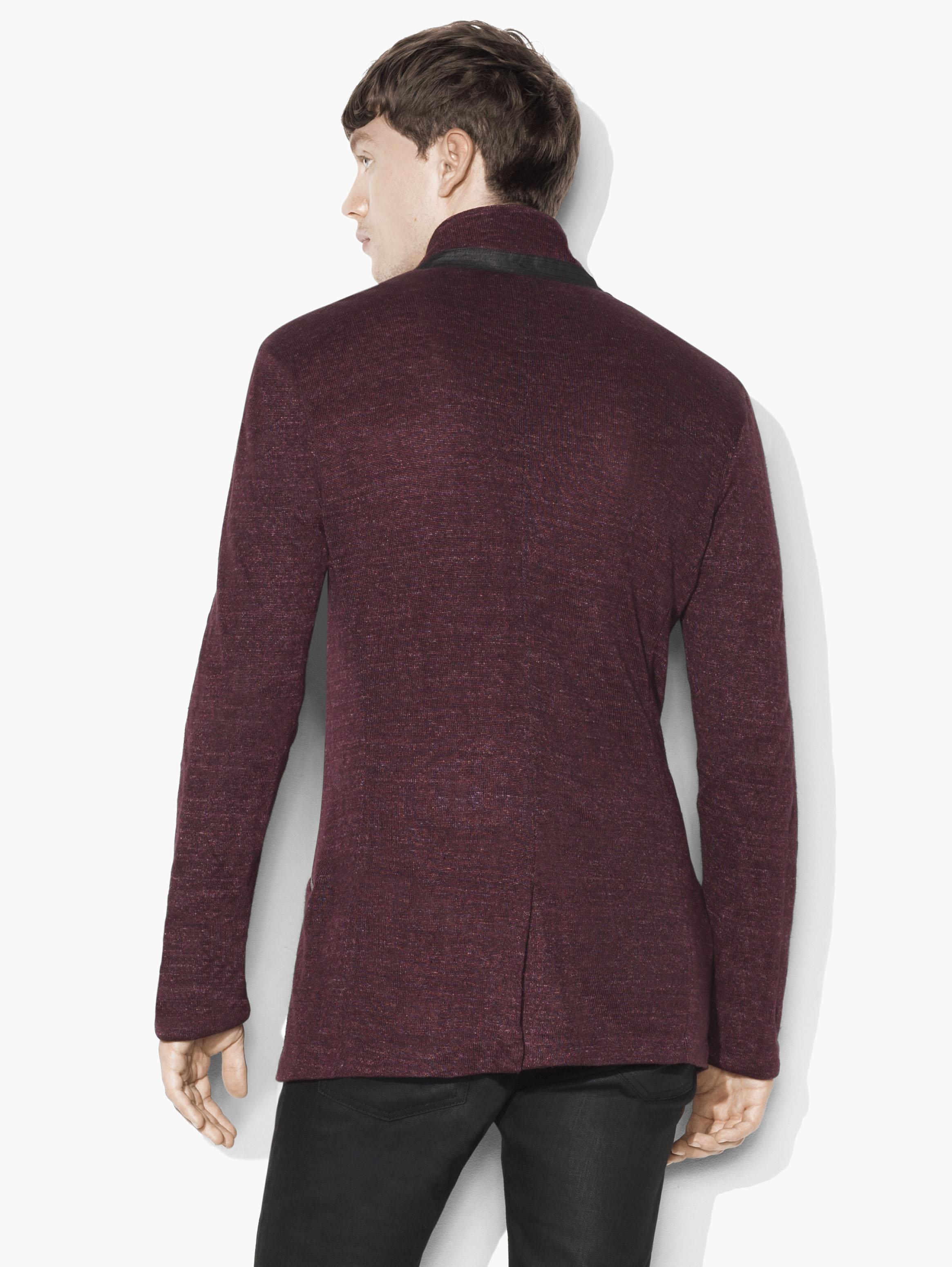 Linen Metallic Sweater Jacket image number 2