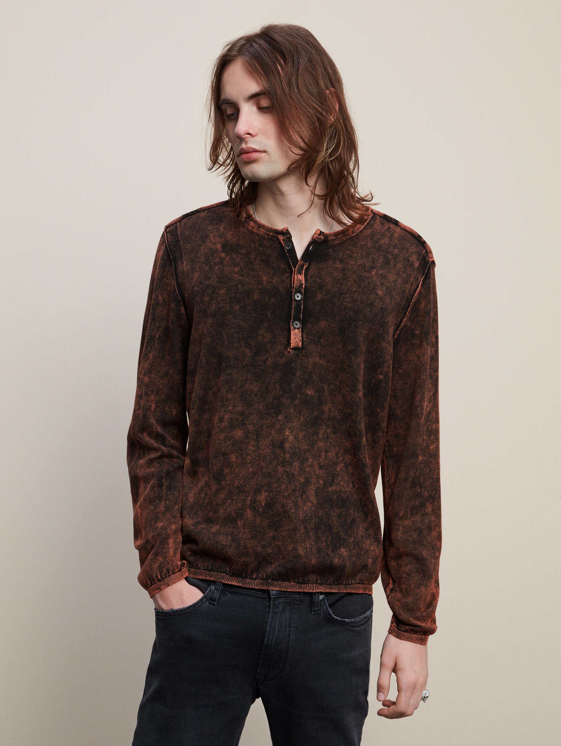 SHELBY LONG SLEEVE HENLEY image number 1