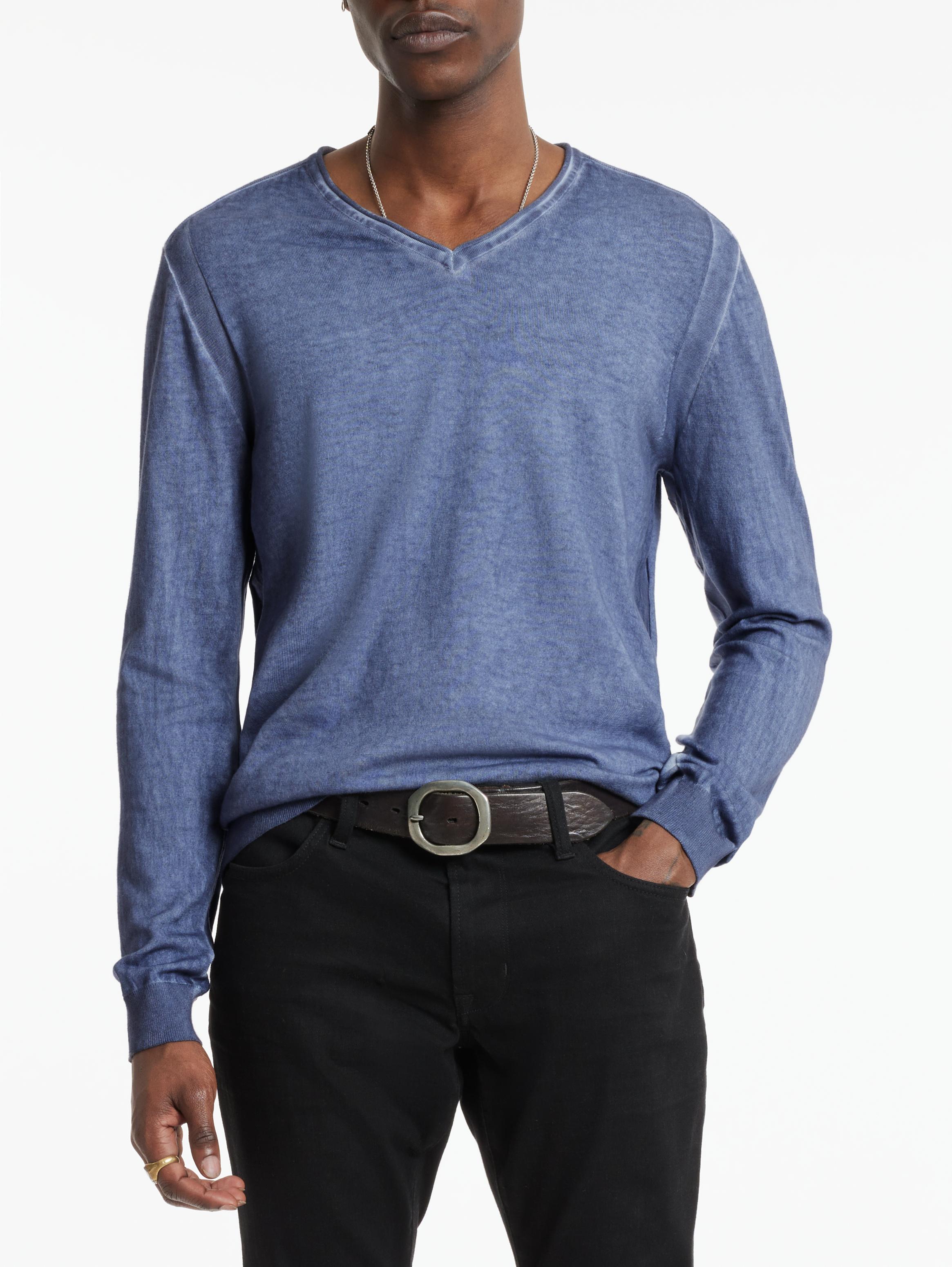 John varvatos 2025 v neck sweater