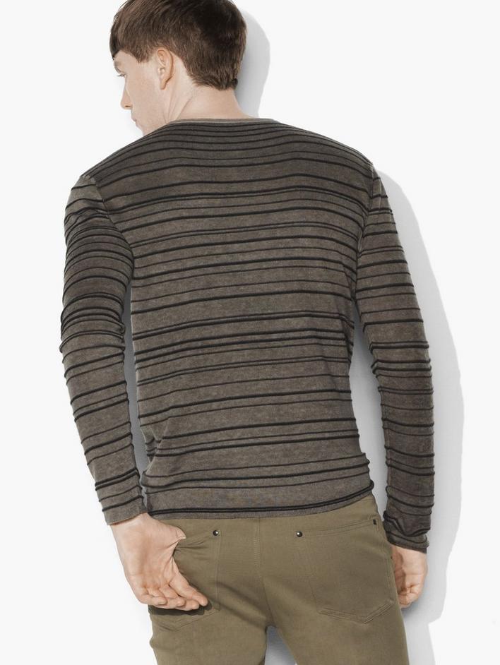 Silk Cashmere Henley Sweater image number 2