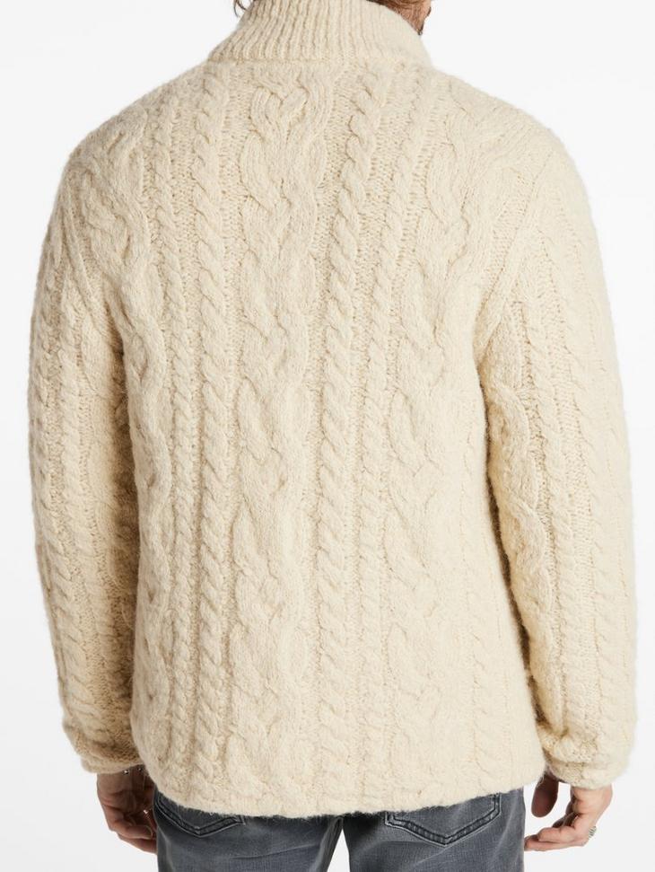 BRANDT CABLE SWEATER image number 5