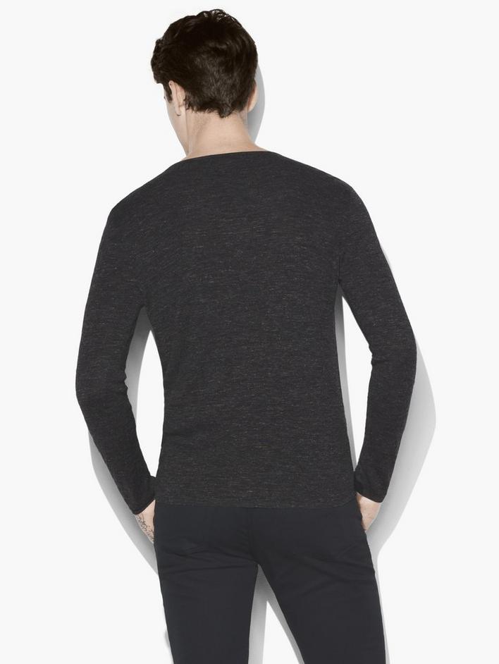 TEXTURE STITCH HENLEY image number 2