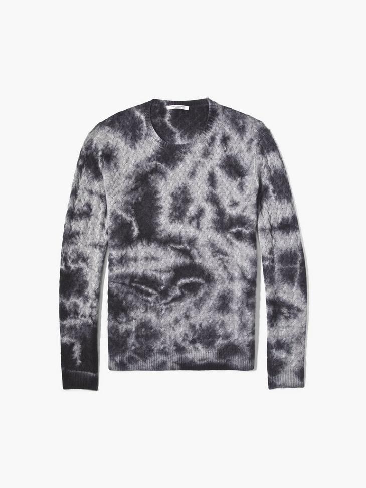 CABLE STITCH CREW NECK SWEATER image number 1