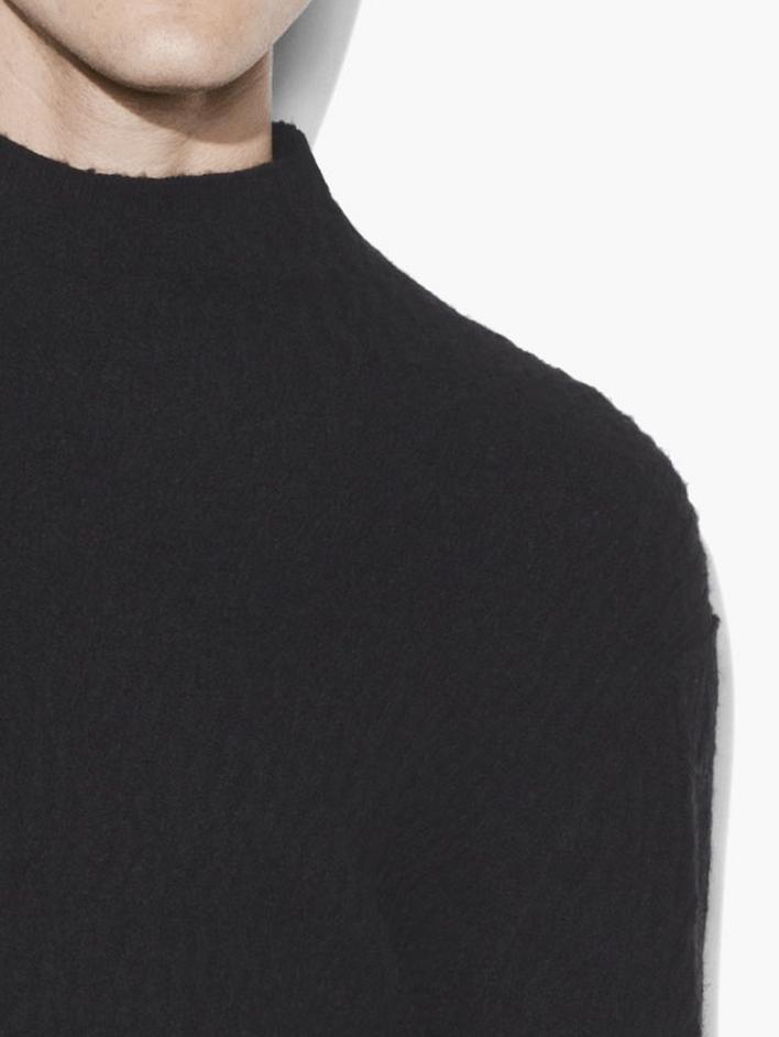 MOCK NECK CABLE SWEATER image number 3