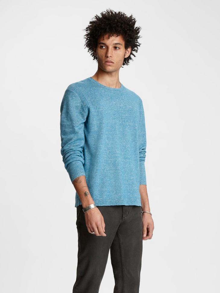 Cashmere - Linen Crewneck Sweater image number 1