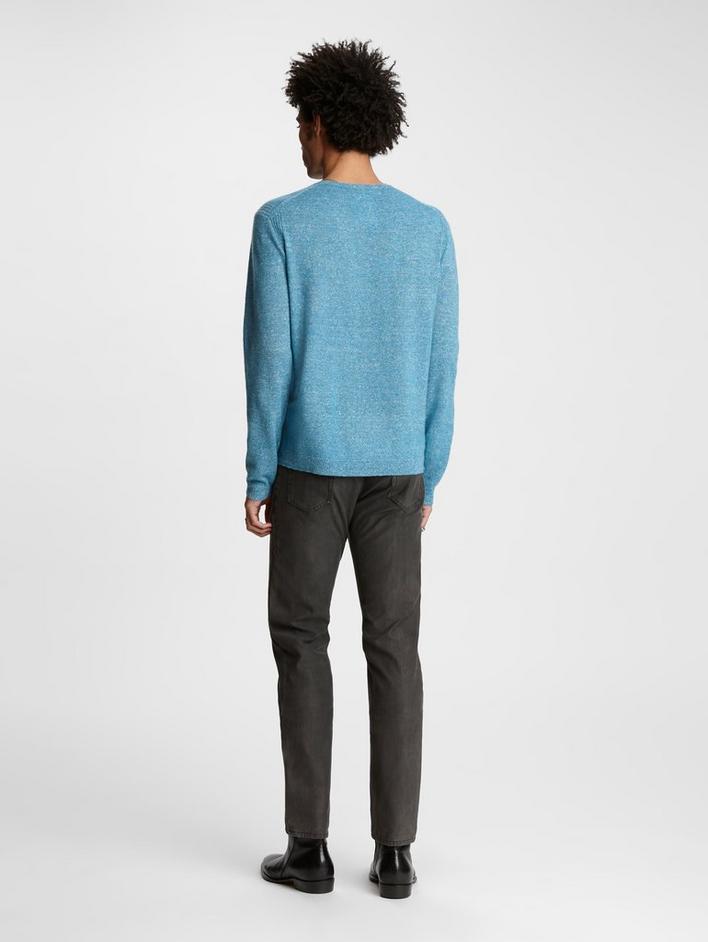 Cashmere - Linen Crewneck Sweater image number 2
