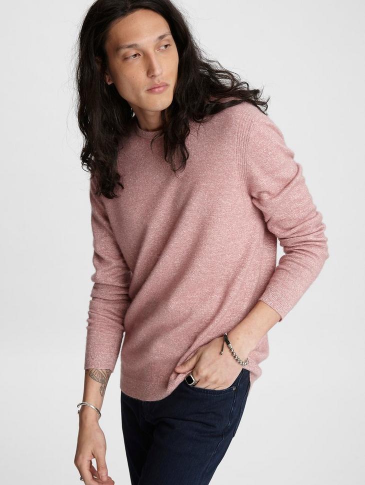 Cashmere - Linen Crewneck Sweater image number 4