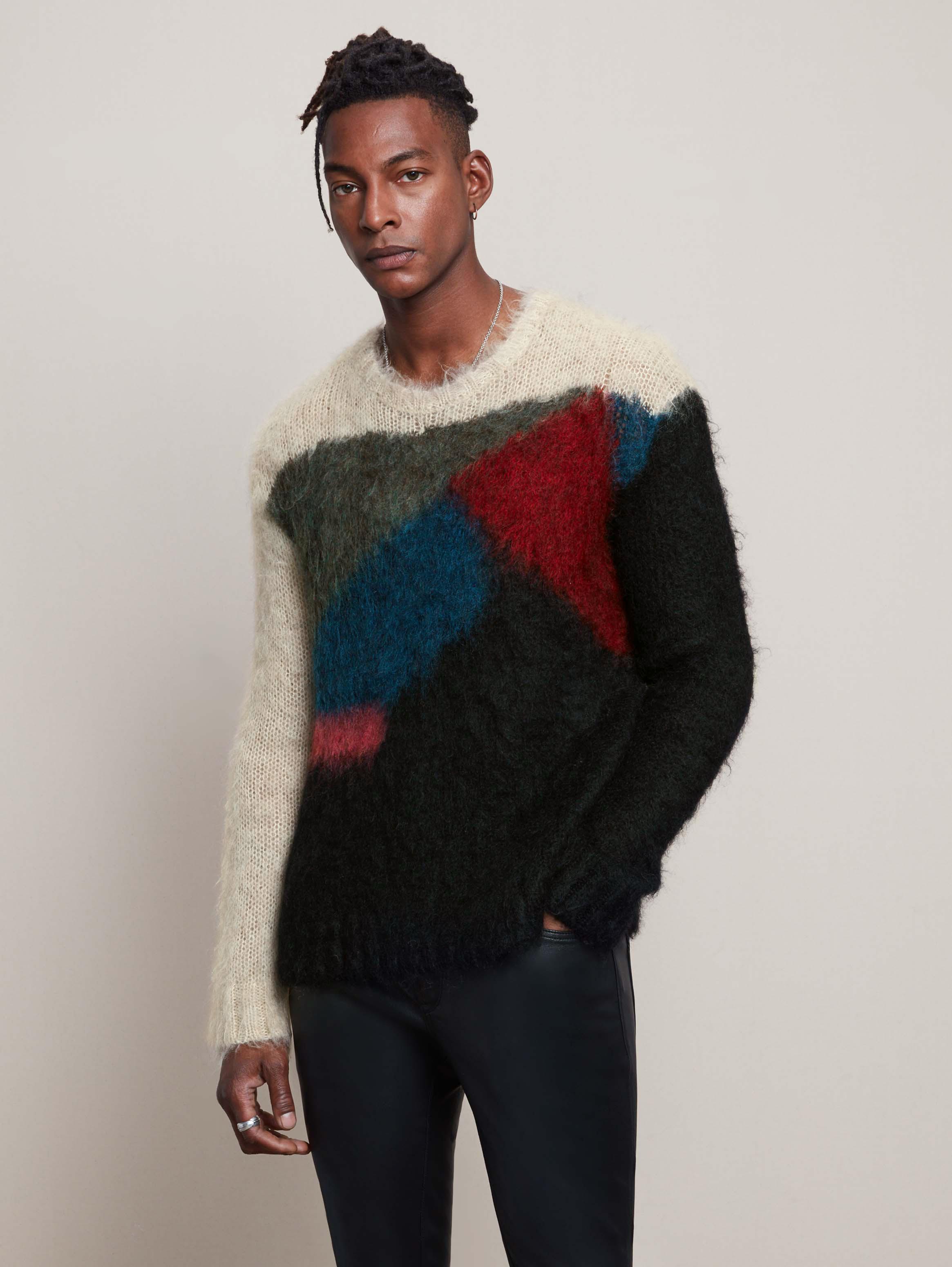 MULTICOLOR MOHAIR SWEATER image number 1
