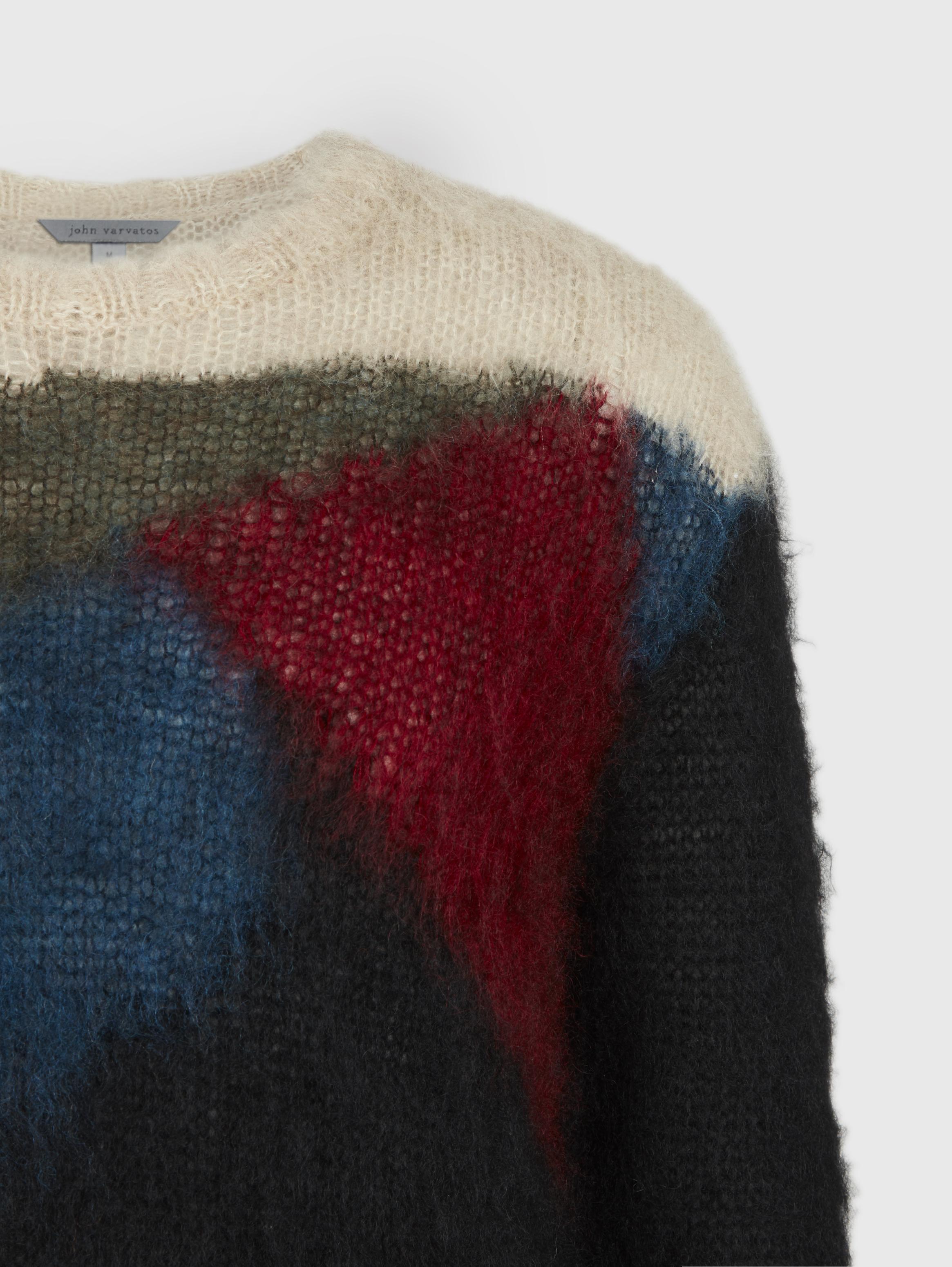 MULTICOLOR MOHAIR SWEATER image number 5