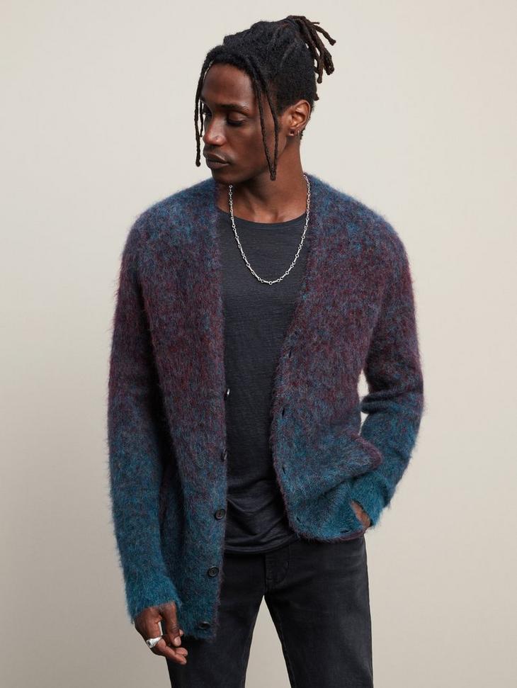OMBRE JACQUARD CARDIGAN image number 7