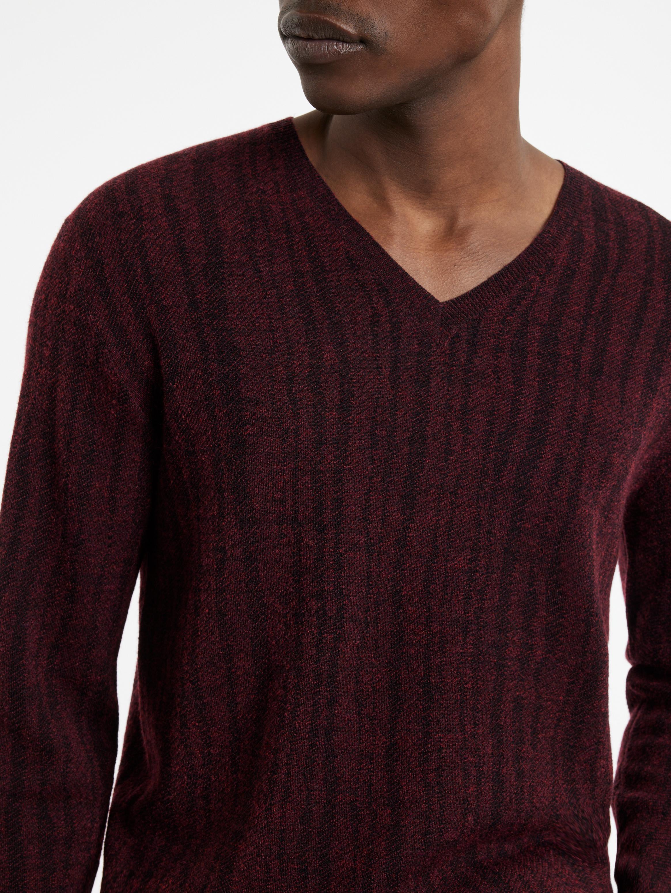 John varvatos v sale neck sweater