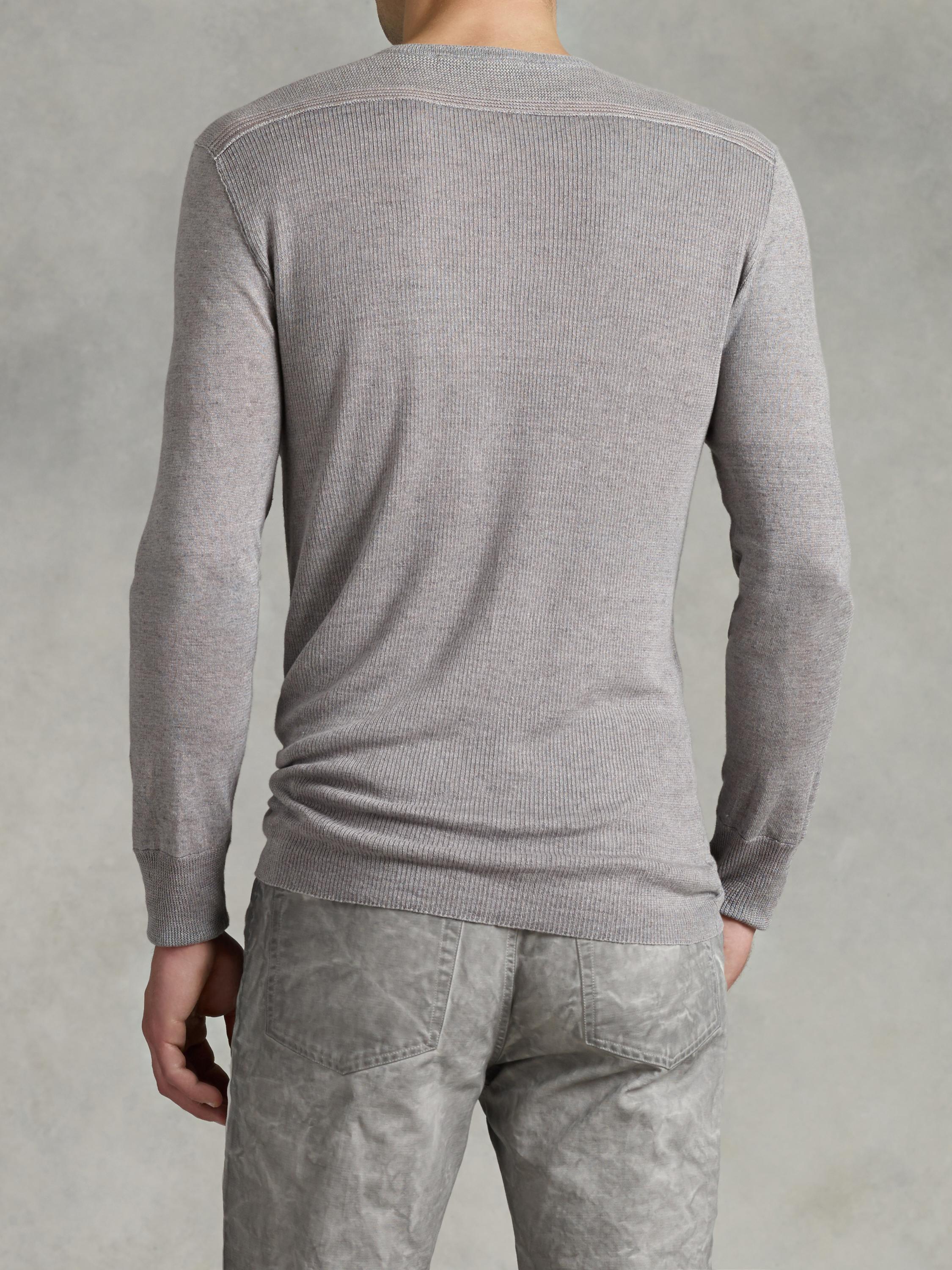 Linen Henley Sweater image number 2