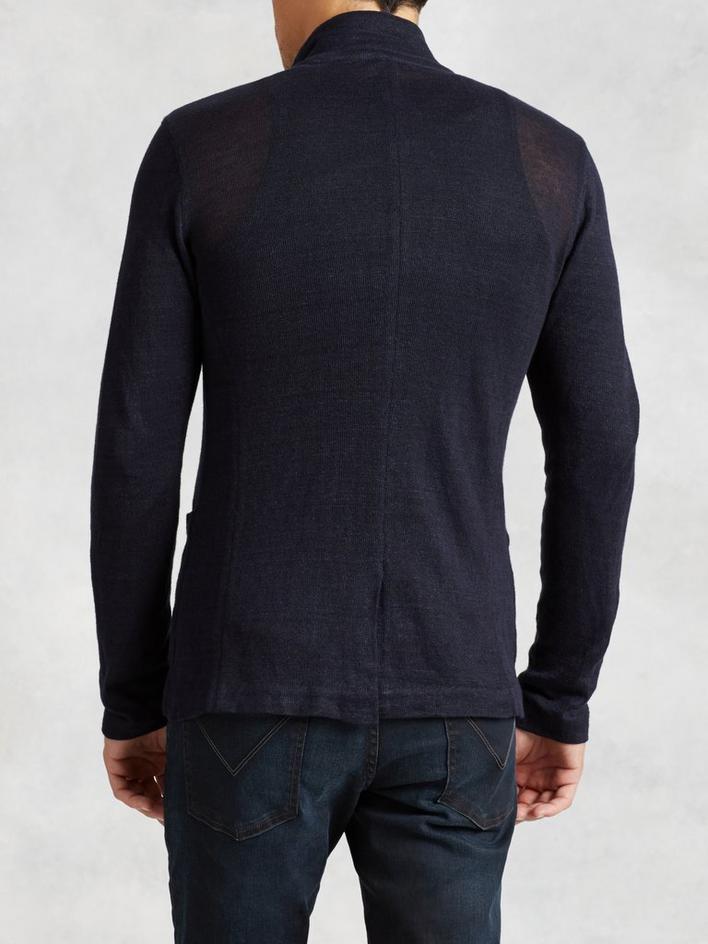 Patch Pocket Sweater Blazer image number 2