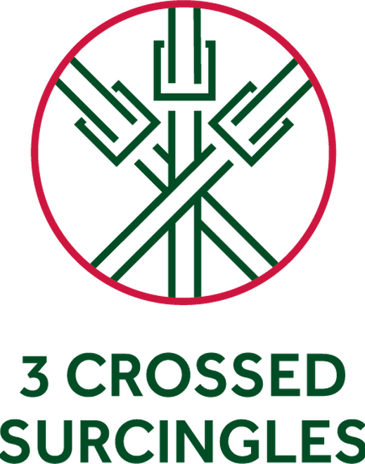 Three Secure Cross Surcingle