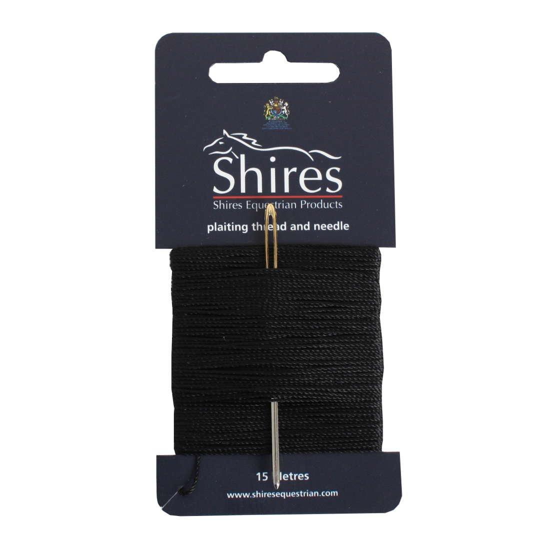 Shires Plaiting Thread Card Black