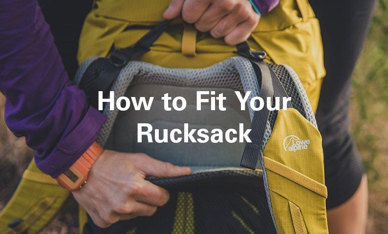 How to Fit Your Rucksack