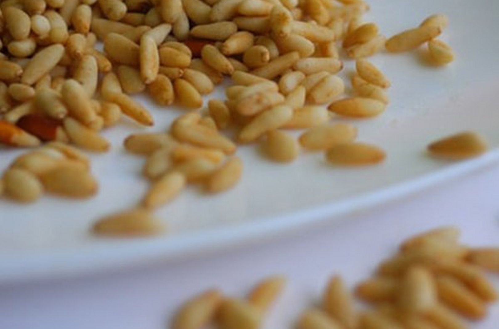A bowl of pine nuts
