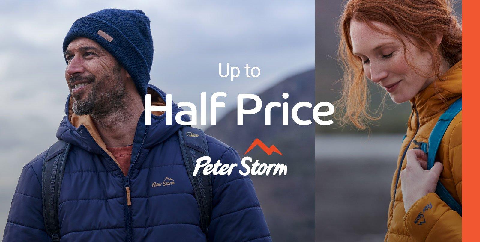 Up to Half Price Peter Storm