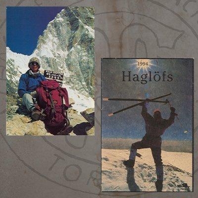 A collection of heritage images from Haglofs