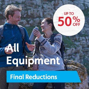 Up to 50% Off All Equipment