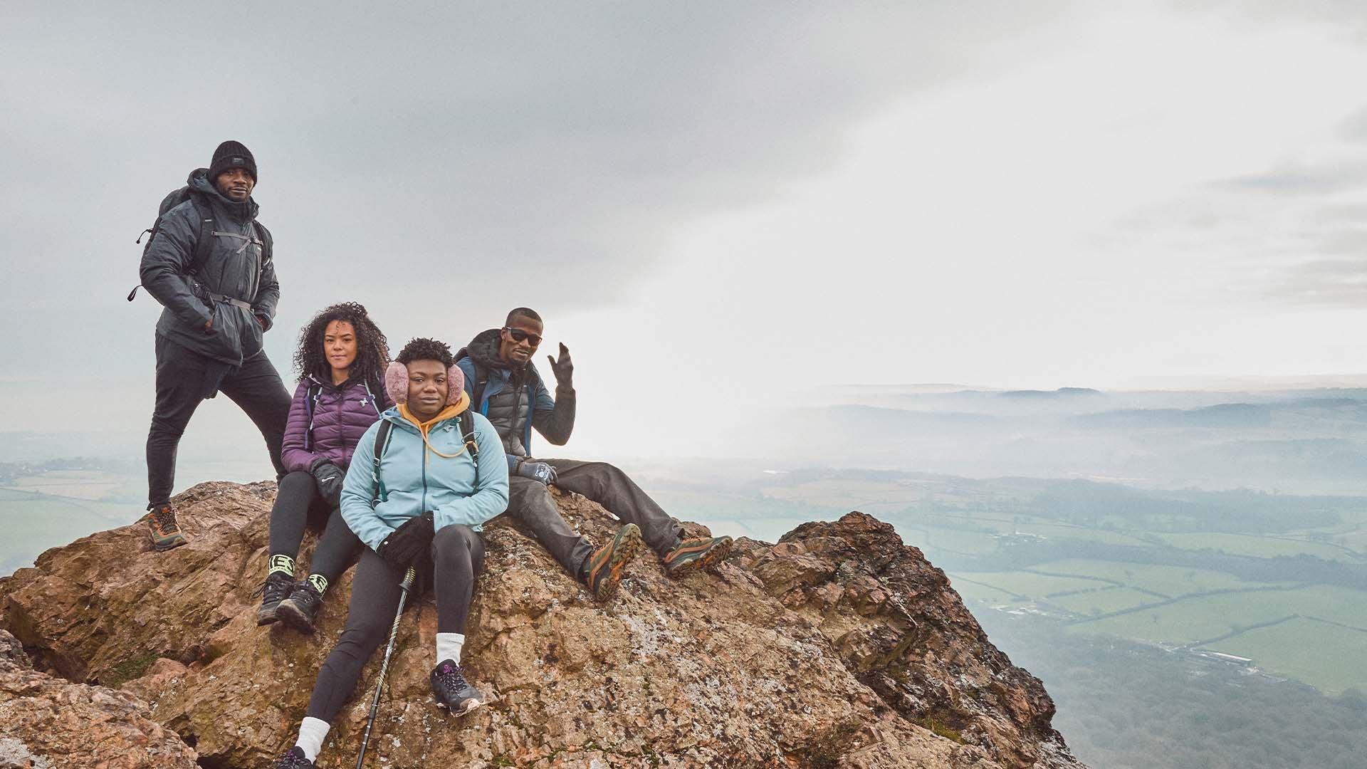 four members of the We Go Outside Too community