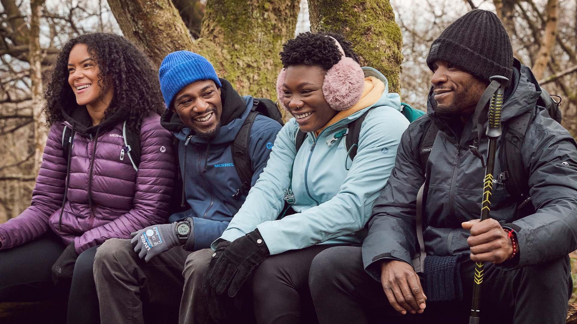 four members of the We Go Outside Too community