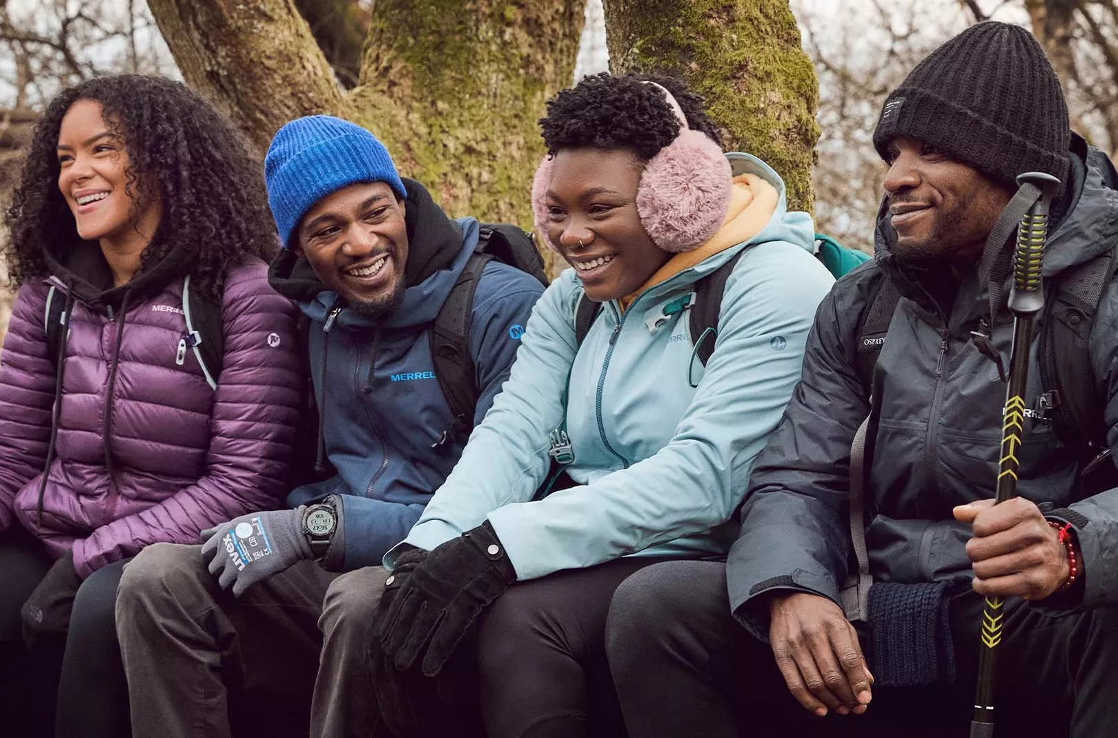 four members of the We Go Outside Too community