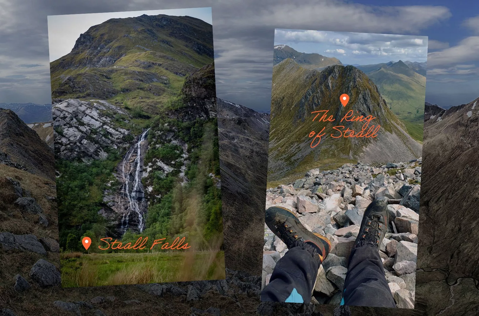 James Coutts at Steall Falls and The Ring of Steall