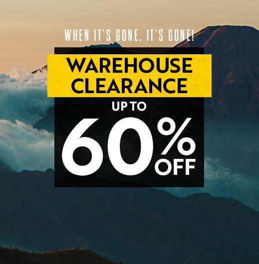 Shop Warehouse Clearance Up To 60% OFF