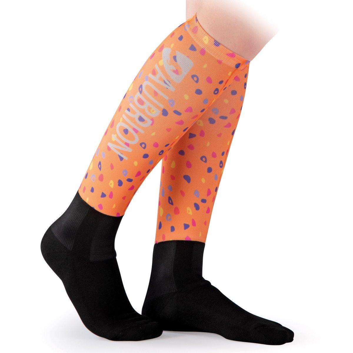 Aubrion Hyde Park Socks Orange Spot